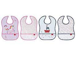 NUBY LOT DE 2 BAVOIRS IMPERMEABLES AVEC POCHE +6MOIS REFERENCE 20-NV09001
