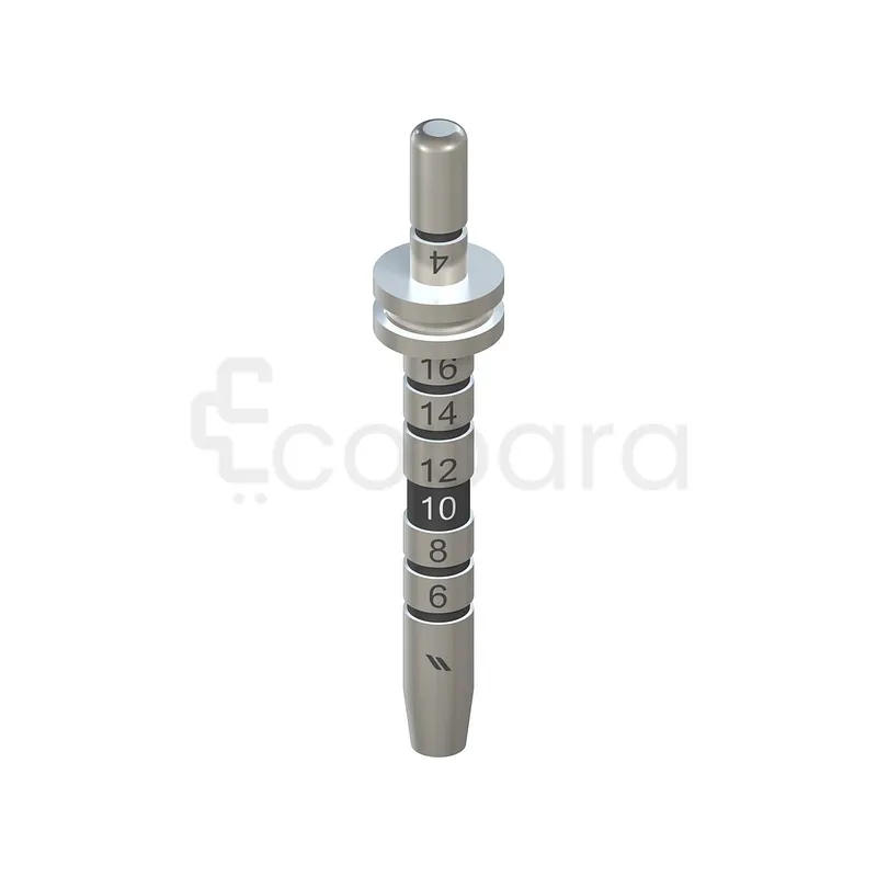 JAUGE DE PROFONDEUR AVEC INDICATEUR DE DISTANCE D 2.2MM 2.8MM TITANE PARTIES SECONDAIRES DE PLANIFICATION RÉF 046.704