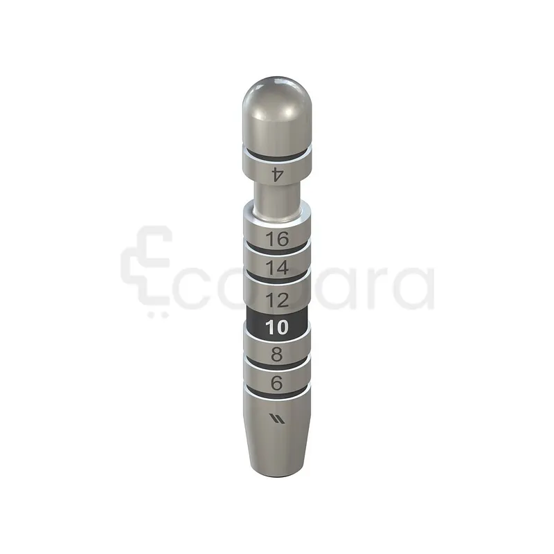 JAUGE DE PROFONDEUR D 4.2MM L 27MM TITANE PARTIES SECONDAIRES DE PLANIFICATION REF 046.707