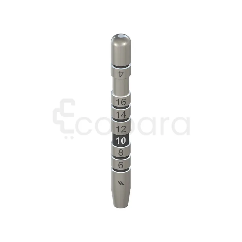 JAUGE DE PROFONDEUR D 2.8MM L 27MM TITANE PARTIES SECONDAIRES DE PLANIFICATION REF 046.705