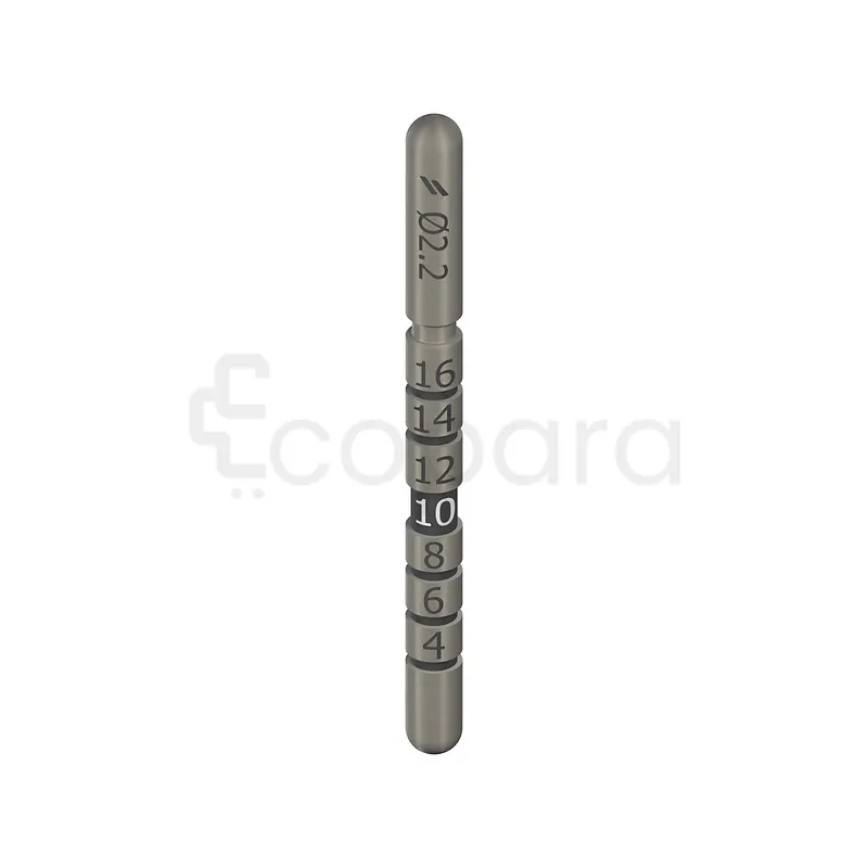 GUIDE DE PARALLÉLISME D 2.2MM L 28 MM TITANE PARTIES SECONDAIRES DE PLANIFICATION REF 046.458