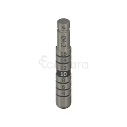 JAUGE DE PROFONDEUR D 4.2MM L 26MM TITANE PARTIES SECONDAIRES DE PLANIFICATION REF 046.451