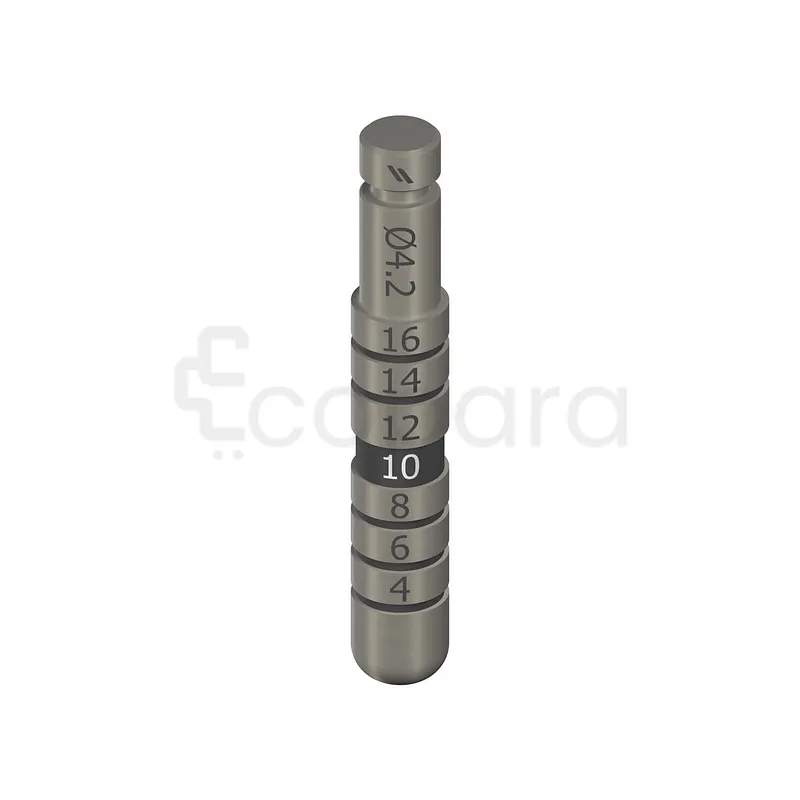 JAUGE DE PROFONDEUR D 4.2MM L 26MM TITANE PARTIES SECONDAIRES DE PLANIFICATION REF 046.451