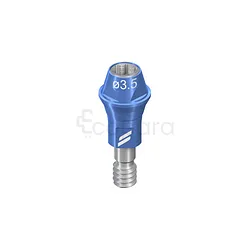 NC DROITE 0° D 3.5MM HG 2.5MM TITANE PARTIES SECONDAIRES VISSÉES REF 022.0125S