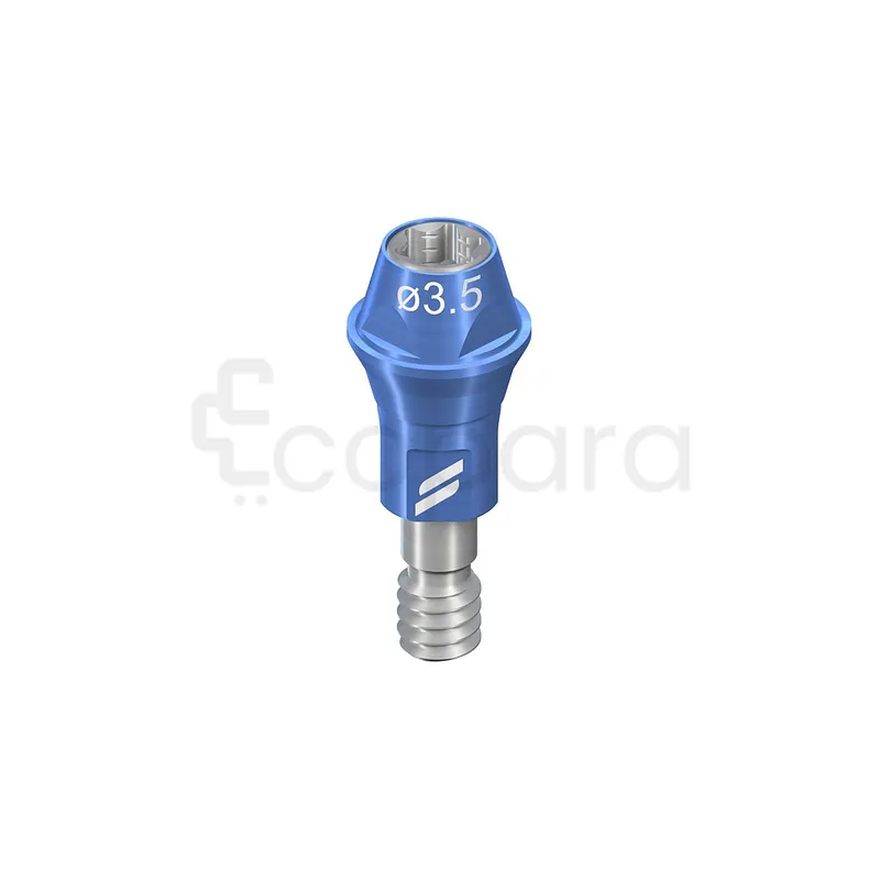 NC DROITE 0° D 3.5MM HG 2.5MM TITANE PARTIES SECONDAIRES VISSÉES REF 022.0125S