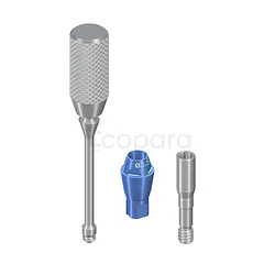 NC DROITE 0° D 3.5MM HG 3.5MM TITANE PARTIES SECONDAIRES VISSEES REF 022.0126S