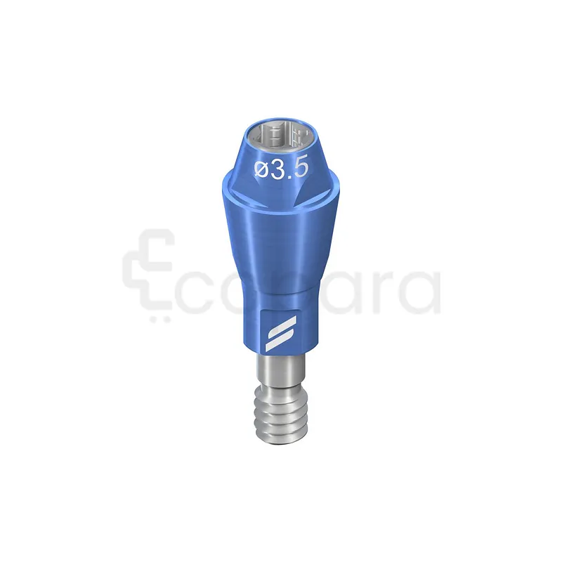NC DROITE 0° D 4.6MM HG 1.5MM TITANE PARTIES SECONDAIRES VISSEES REF 022.0128S