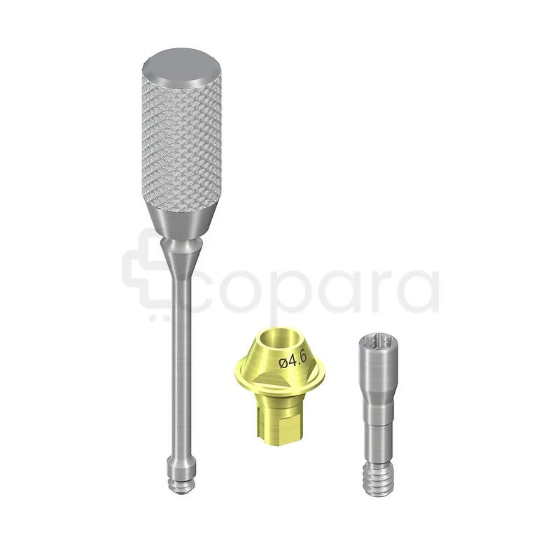 NC DROITE 0° D 4.6MM HG 3.5MM TITANE PARTIES SECONDAIRES VISSEES REF 022.0130S