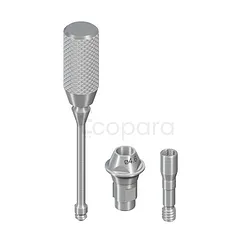 TITANE RC DROIT 0° 4.6MM HG 1MM PARTIES SECONDAIRES VISSÉES REF 022.4745P