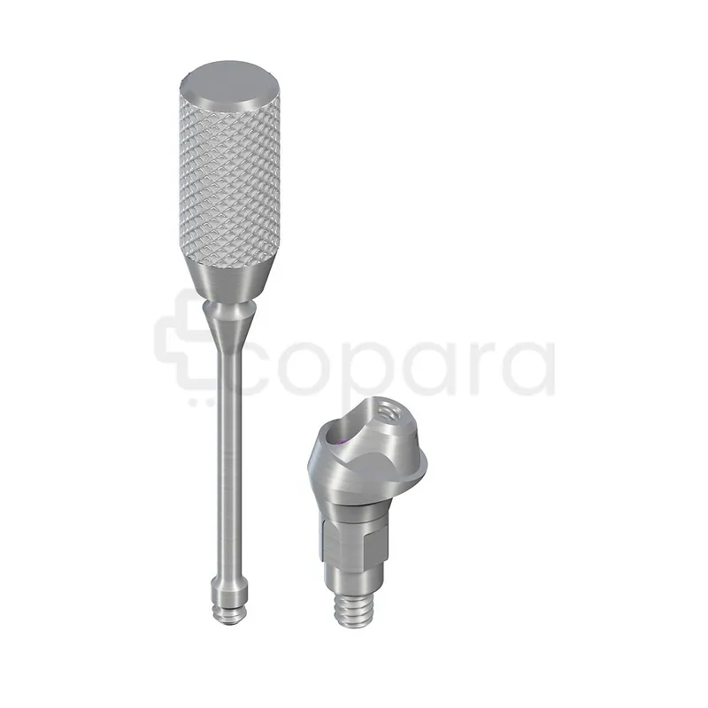 TITANE RC ANGULÉE 17° 4.6MM HG 2.5MM PARTIES SECONDAIRES VISSÉES REF 022.4747P