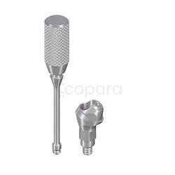 TITANE RC ANGULÉE 30° 4.6MM HG 2.5MM PARTIES SECONDAIRES VISSÉES REF 022.4749P