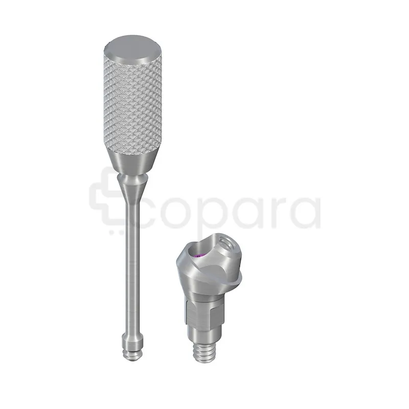 TITANE RC ANGULÉE 30° 4.6MM HG 2.5MM PARTIES SECONDAIRES VISSÉES REF 022.4749P