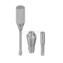 TITANE RC DROIT 0° 4.6MM HG 2.5MM PARTIES SECONDAIRES VISSÉES REF 022.4746P