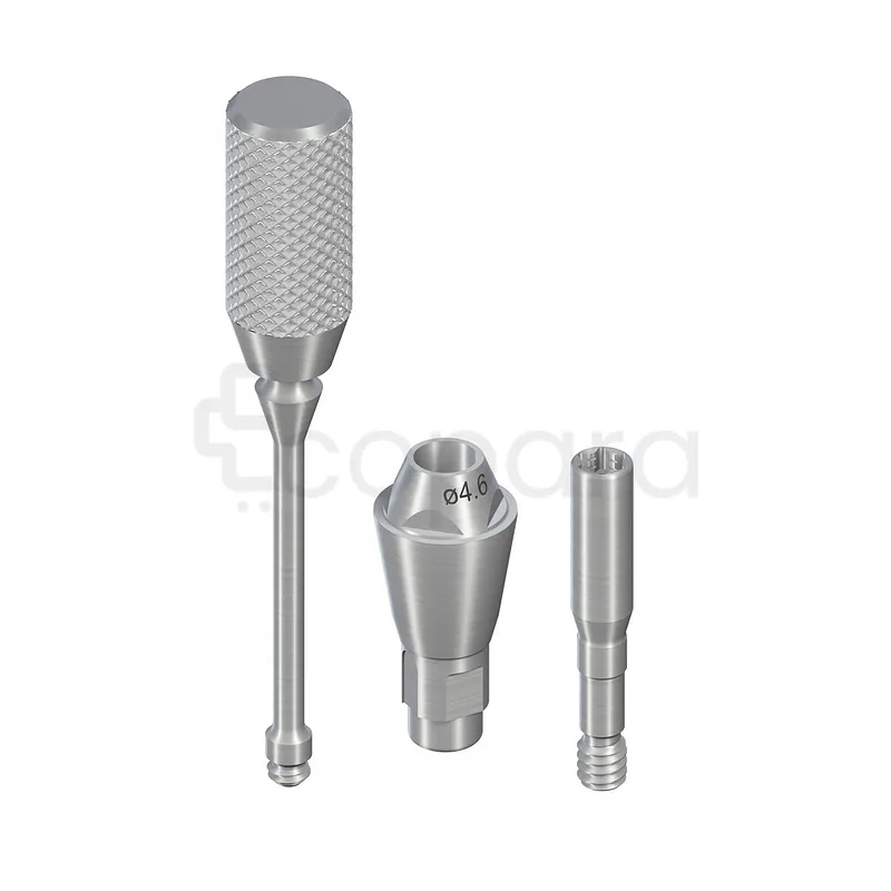 TITANE RC DROIT 0° 4.6MM HG 2.5MM PARTIES SECONDAIRES VISSÉES REF 022.4746P