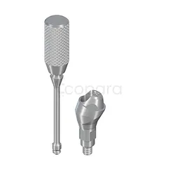 TITANE RC ANGULÉE 17° 4.6MM HG 4MM PARTIES SECONDAIRES VISSÉES REF 022.4752P