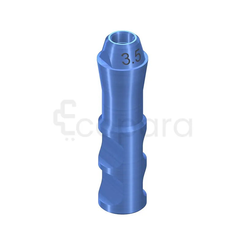 ANALOGUE NC VISSÉE BRIGDE DROIT 0° D 3.5MM TITANE COMPOSANTS DE PRISE D'EMPREINTE TRANSFERT D'EMPREINT RÉF 023.2754