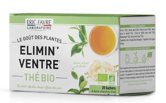 ERIC FAVRE ELIMINE VENTRE THE BIO TISANE VENTRE PLAT THE B20 SACHETS