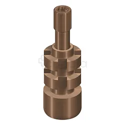 PILIER D‘EMPREINTE PORTE EMPREINTE PERFORÉ PARTIE SECONDAIRE VISSÉE 4.6MM TITANE COMPOSANTS DE PRISE D'EMPREINTE TRANSFERT D'EMPREINT RÉF 025.0012