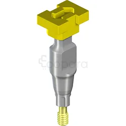 NC PILIER D‘EMPREINTE POUR PORTE EMPREINTE FERMÉ AVEC 1 VIS DE GUIDAGE ET 2 COIFFES LONGUEUR 12.3MM TAN POM REFERENCE 025.2201