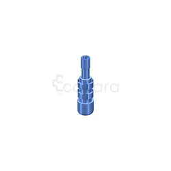 PILIER D‘EMPREINTE PORTE EMPREINTE PERFORÉ PARTIE SECONDAIRE VISSÉE 0° 3.5MM TITANE COMPOSANTS DE PRISE D'EMPREINTE TRANSFERT D'EMPREINT RÉF 025.2243