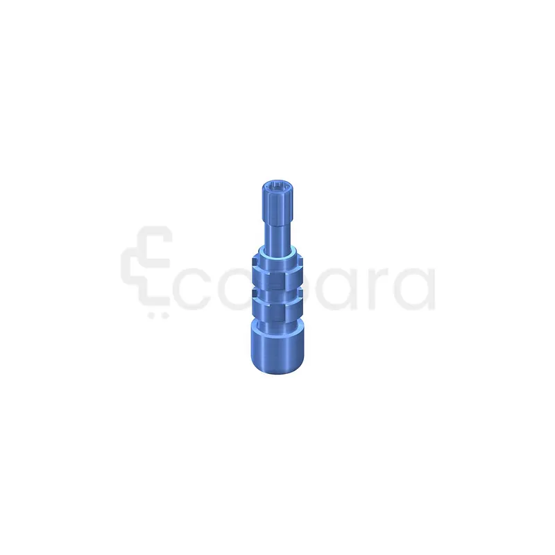 PILIER D‘EMPREINTE PORTE EMPREINTE PERFORÉ PARTIE SECONDAIRE VISSÉE 0° 3.5MM TITANE COMPOSANTS DE PRISE D'EMPREINTE TRANSFERT D'EMPREINT RÉF 025.2243