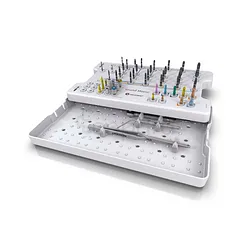 COFFRET POUR KIT CHIRURGICAL POLYMÈRE INSTRUMENTS DE PROCÉDURE IMPLANTAIRE RÉF 110.287