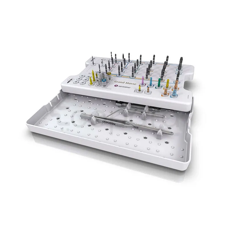 COFFRET POUR KIT CHIRURGICAL POLYMÈRE INSTRUMENTS DE PROCÉDURE IMPLANTAIRE RÉF 110.287