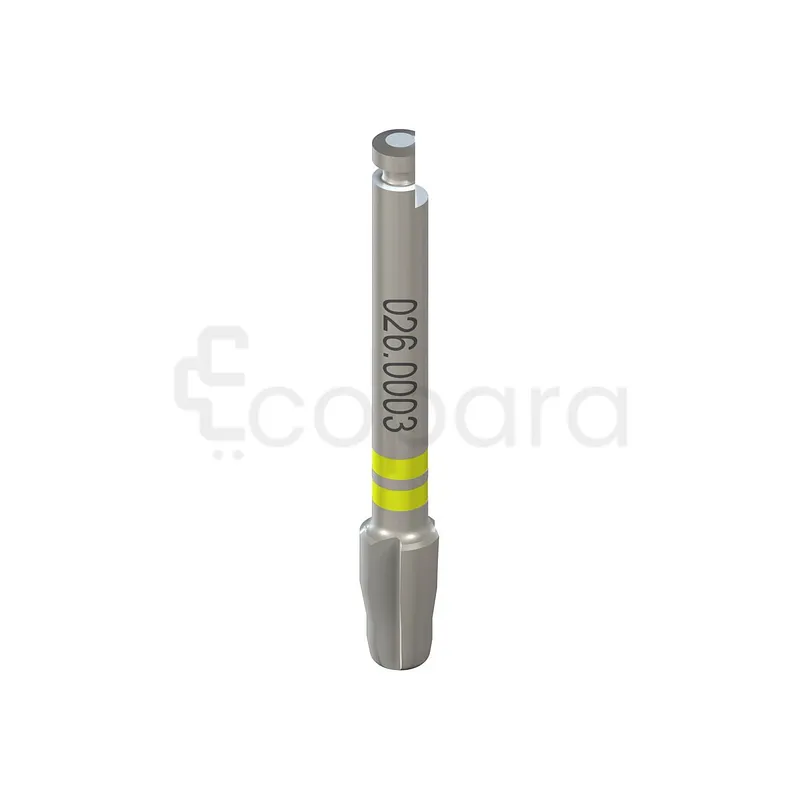 COURT D 3.3MM L 25MM ACIER INOXYDABLE FRAISE PROFILÉE IMPLANT BLT RÉF 026.0003