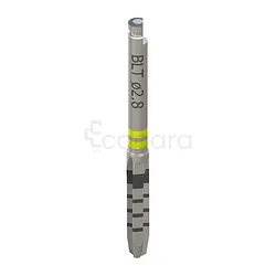 COURT D 2.8MM L 33 MM ACIER INOXYDABLE COLOR CODE  JAUNE FORET BONE LEVEL TAPRED REF 026.2200