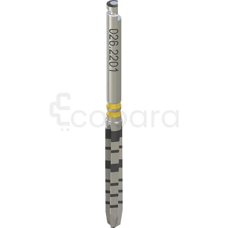 LONG D 2.8MM L 41MM ACIER INOXYDABLE COLOR CODE JAUNE FORET BONE LEVEL TAPRED RÉF 026.2201