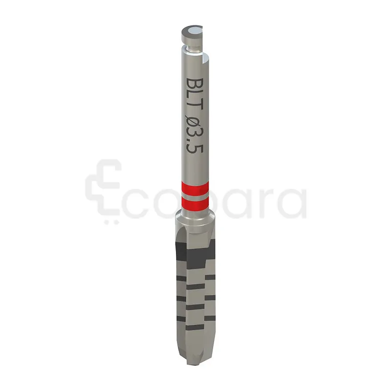 COURT D 3.5MM L 33MM ACIER INOXYDABLE COLOR CODE ROUGE FORET BONE LEVEL TAPRED REF 026.4200