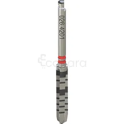 LONG D 3.5MM L 41MM ACIER INOXYDABLE COLOR CODE ROUGE FORET BONE LEVEL TAPRED REF 026.4201