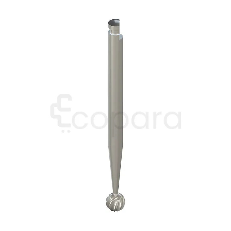 D 3.1MM ACIER INOXYDABLE FRAISE BOULE REF 044.004