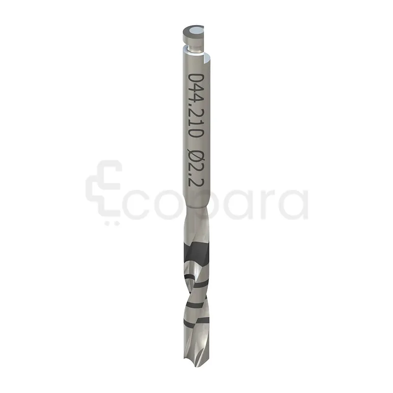 FORET PILOTE 1 COURT LONGUEUR 33MM 2.2MM ACIER INOXYDABLE REF 044.210
