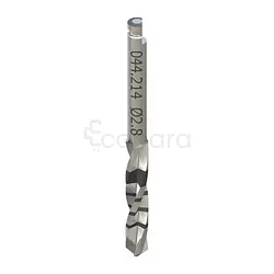 FORET PILOTE 2 COURT LONGUEUR 33MM 2.8MM ACIER INOXYDABLE REFERENCE 044.214
