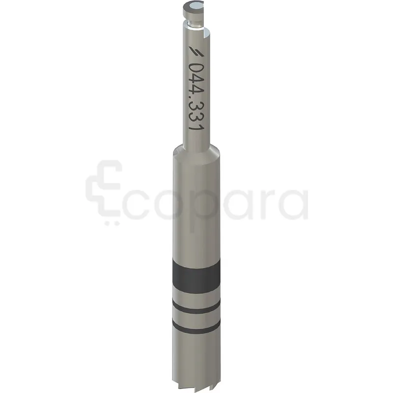 FORET D'EXPLANTATION MOYEN IMPLANT 3.3MM ET 3.5MM L 37.5MM INTÉRIEUR 3.6MM EXTÉRIEUR 4.2MM ACIER INOXYDABLE EXPLANTATION RÉF 044.331