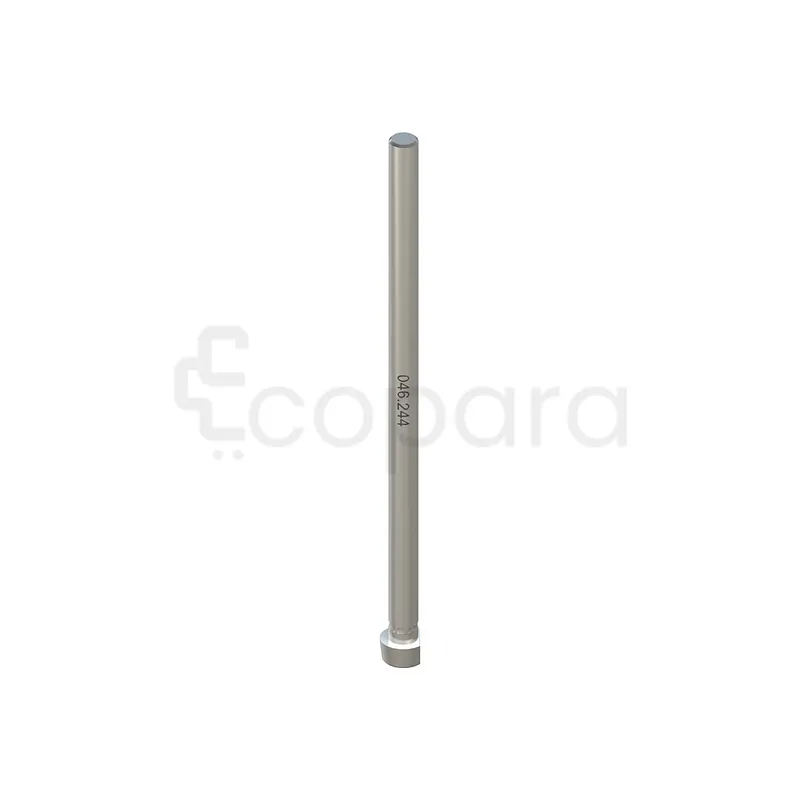 TIGE DE GUIDAGE ALÉSOIR 046.243 WN PILIERS PLEINS L 50MM ACIER INOXYDABLE TRÉPAN OSSEUX REF 046.244