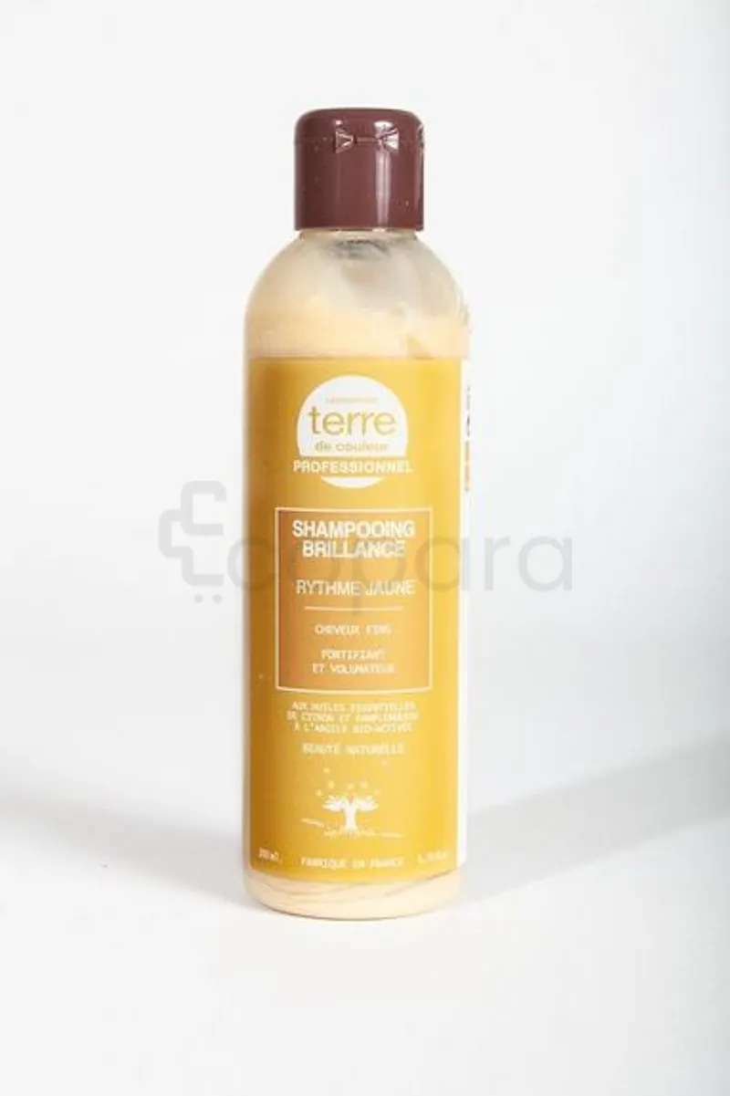 TERRE DE COULEUR SHAMPOOING BRILLANCE RYTHME JAUNE 200ML REFERENCE NVSHAMP05