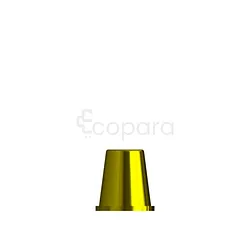 MINI CONICAL ABUTMENT ONE STEP HYBRID COPING BRASS 4.1MM REFERENCE 118081