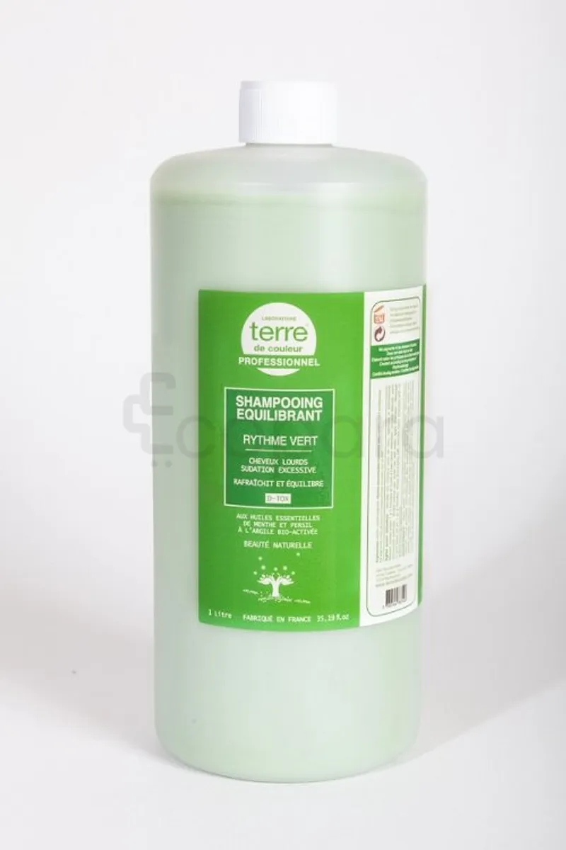 TERRE DE COULEUR SHAMPOOING EQUILIBRANT RYTHME VERT 1L REFERENCE NVSHAMP04L