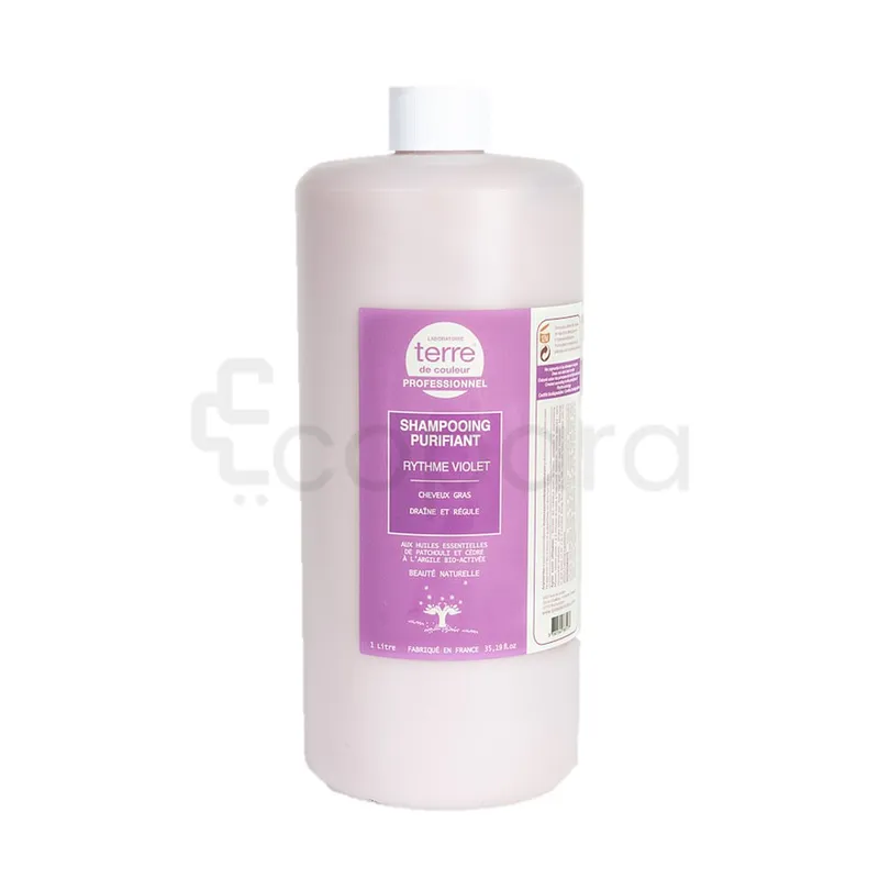 TERRE DE COULEUR SHAMPOOING PURIFIANT RYTHME VIOLET 1L REFERENCE NVSHAMP07L