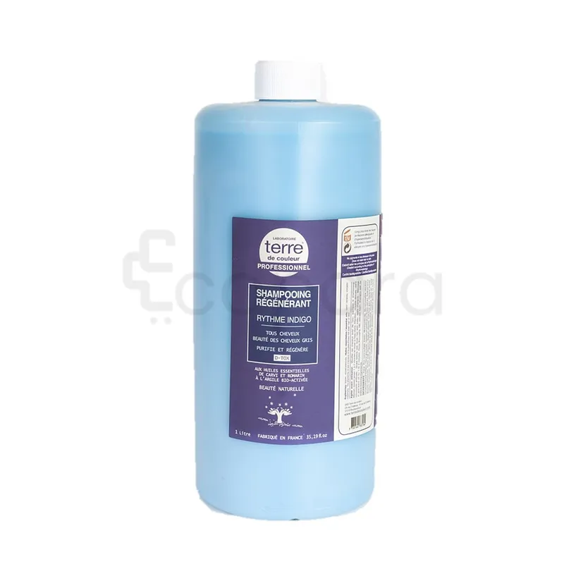 TERRE DE COULEUR SHAMPOOING REGENERANT RYTHME INDIGO 1L REFERENCE NVSHAMP09L