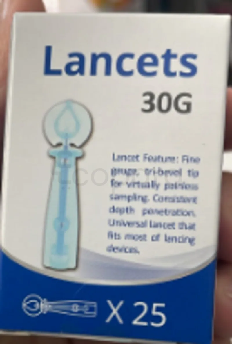 LANCETS 30G BOITE DE 25