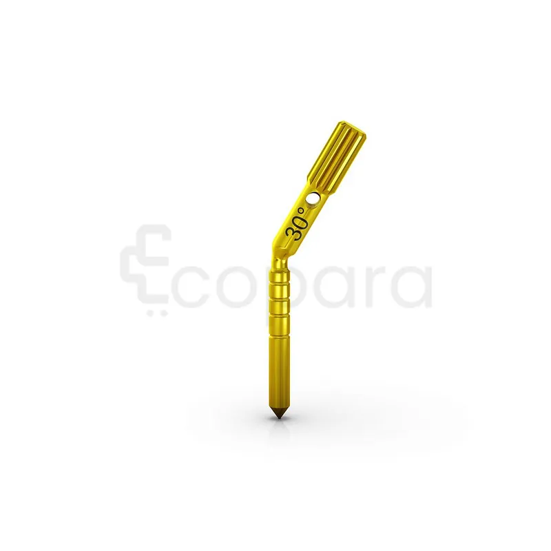 ANGLE MESUREUR 30° POUR FORET 2MM TITANE INSTRUMENTS DE PROCÉDURE IMPLANTAIRE RÉF 128.031