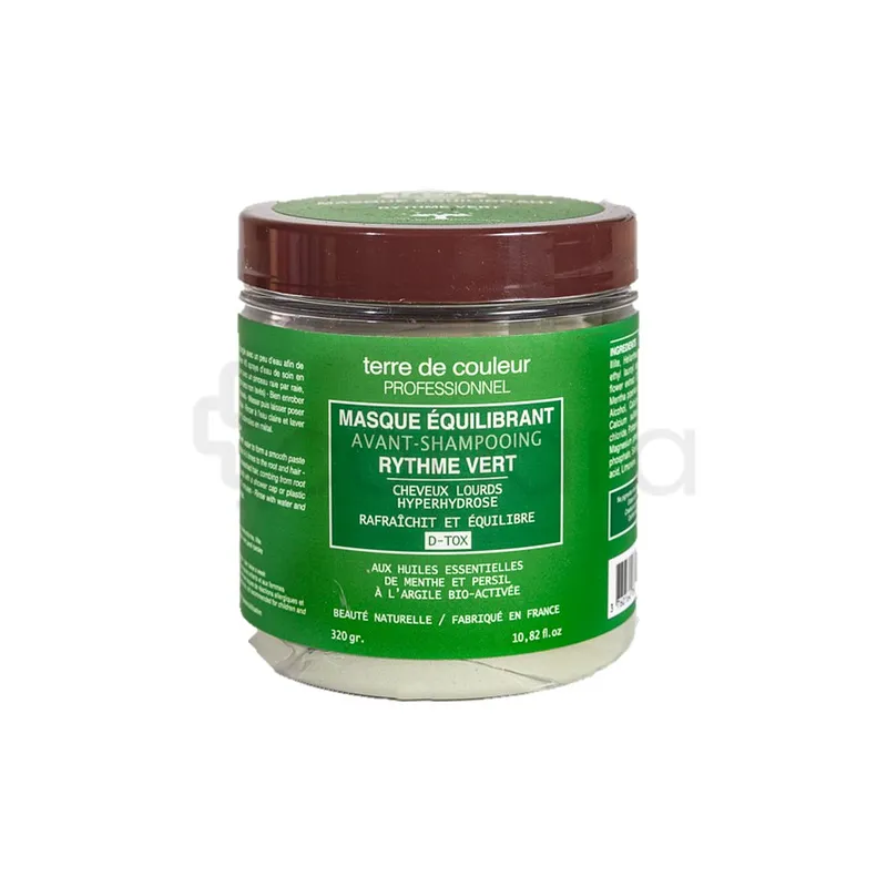 TERRE DE COULEUR MASQUE EQUILIBRANT RYTHME VERT 250ML REFERENCE NVARG04