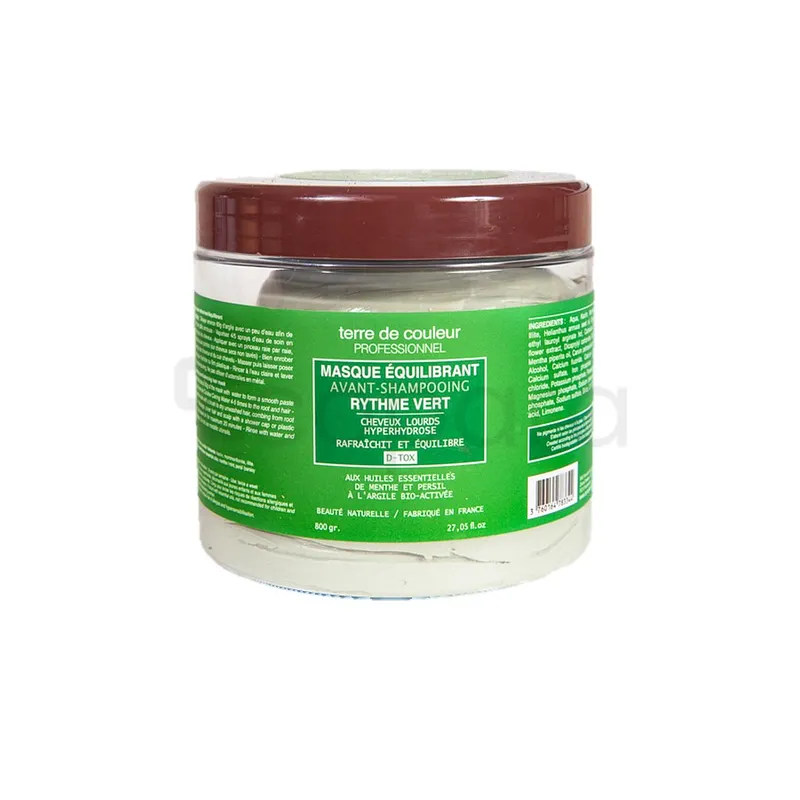 TERRE DE COULEUR MASQUE EQUILIBRANT RYTHME VERT 600ML REFERENCE NVARG804