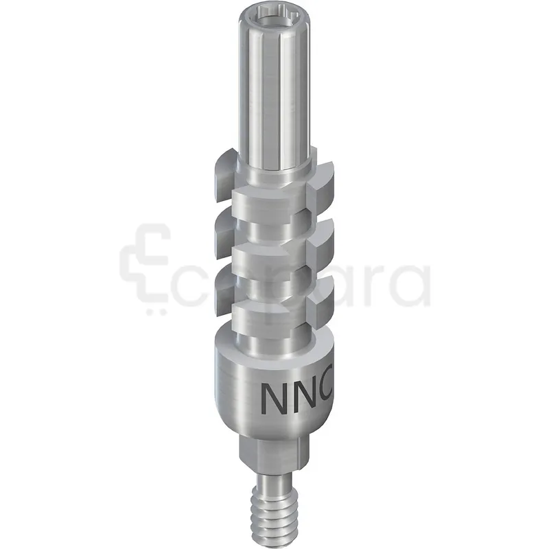 PILIER D’EMPREINTE PORTE EMPREINTE PERFORÉ H 10.1MM TITANE COMPOSANTS DE PRISE D'EMPREINTE RÉF 048.128