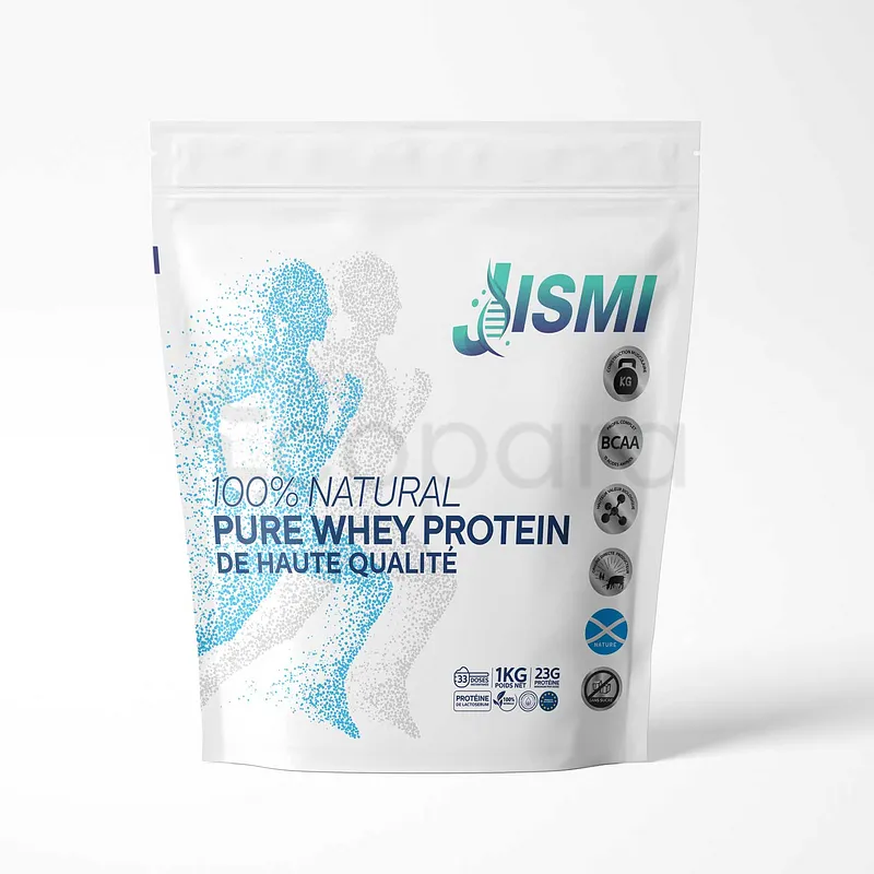 JISMI 100% NATURAL PURE WHEY PROTEIN NATURE 1KG