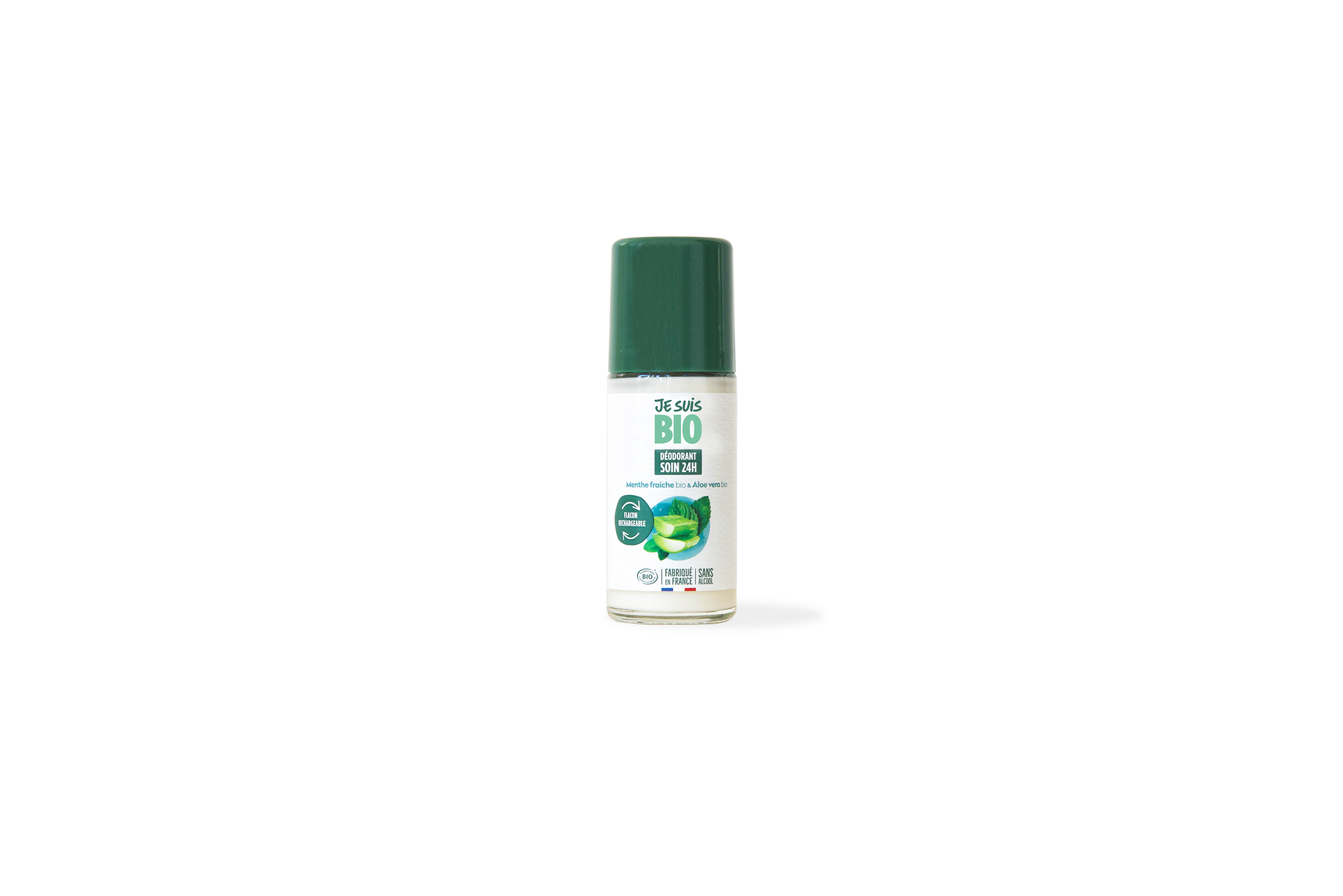 JE SUIS BIO DEODORANT ROLL-ON 24H MENTHE ALOE VERA 50ML REFERENCE 000035