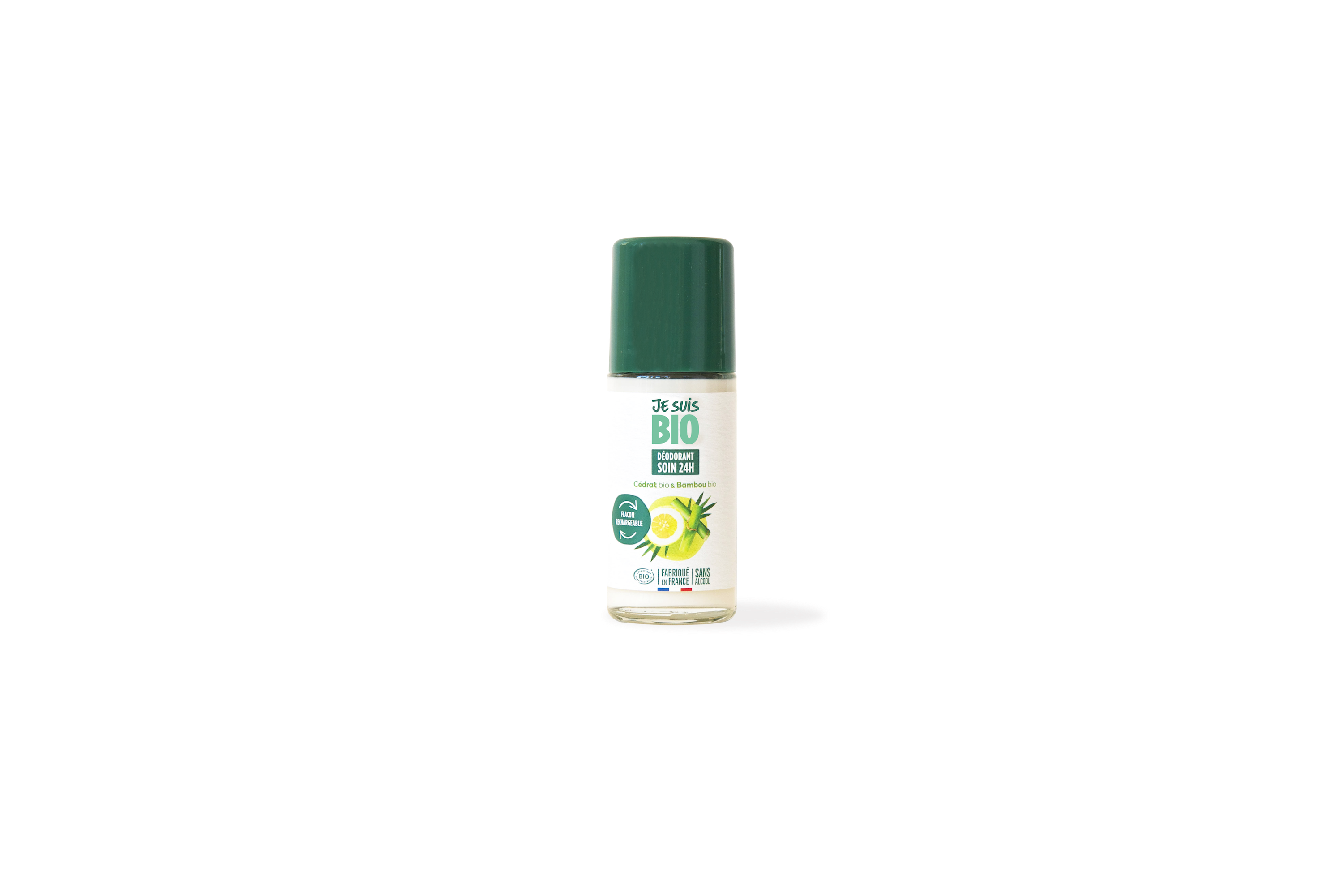 JE SUIS BIO DEODORANT ROLL-ON 24H CEDRAT BAMBOU 50ML REFERENCE 000037